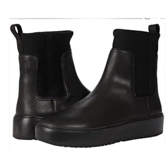 Greats Brooklyn Women's Black Waverly Neoprene Chelsea Boot, 9.5M - Picture 1 of 7